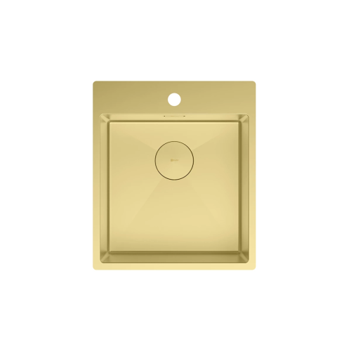 картинка Кухонная мойка Lemark JANGA 440 прямоугольная из нержавеющей стали цвет: светлое золото (9938102) от магазина Сантехстрой