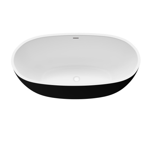 картинка Ванна отдельностоящая GR-2403M Black Classic (150x78x58) GROSSMAN 1 место от магазина Сантехстрой