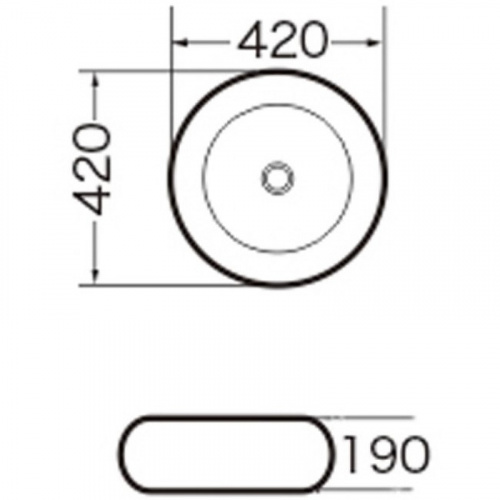 картинка Раковина-чаша Grossman 42 GR-3010 Белая от магазина Сантехстрой