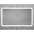 картинка Зеркало Art&Max Genova AM-Gen-1200-800-DS-F-White 120х80 с подсветкой, белый матовый от магазина Сантехстрой