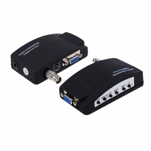 картинка Конвертер BNCRCA + S-video на VGA + переходник (гн.  BNC – шт.  RCA),  пластик REXANT от магазина Сантехстрой
