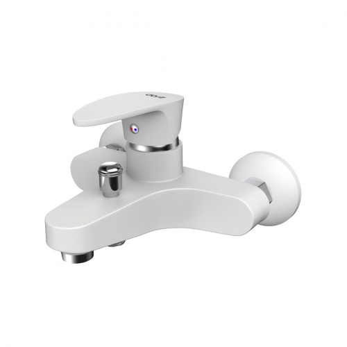 фото d9010000wh alpha смеситель для ванны, цвет белый