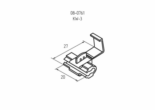 картинка Ответвитель питания 0.5-1.0 мм² (ОВ-1/ЗПО-1 0,5-1,5) красный REXANT от магазина Сантехстрой