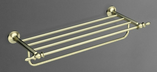 картинка Полка для полотенец Art&Max Bohemia AM-E-4222-Br Бронза от магазина Сантехстрой