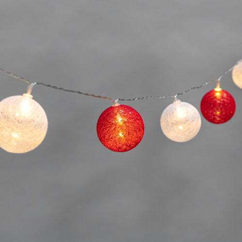 картинка Тайские фонарики Магия 3,5м,  20LED,  прозрачный ПВХ,  теплый белый,  питание USB NEON-NIGHT от магазина Сантехстрой