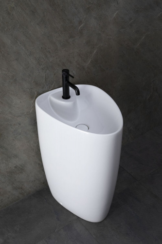 картинка Раковина напольная Allen Brau Infinity 4.21015.20 белый глянец от магазина Сантехстрой