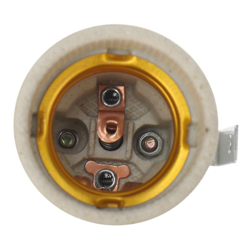 картинка Патрон керамический E27 с держателем REXANT от магазина Сантехстрой