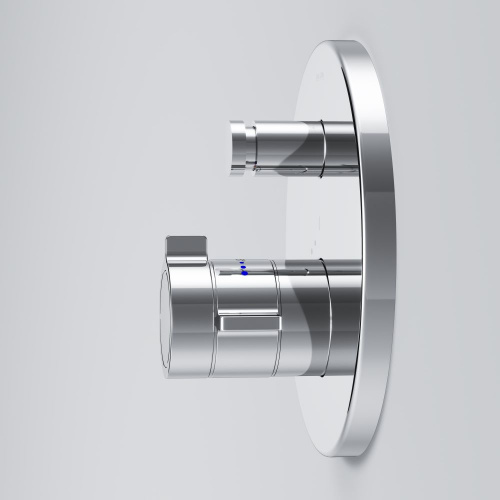 фото f85a45600 x-joy смеситель встроенный с тмс на 2 потребителя, хром