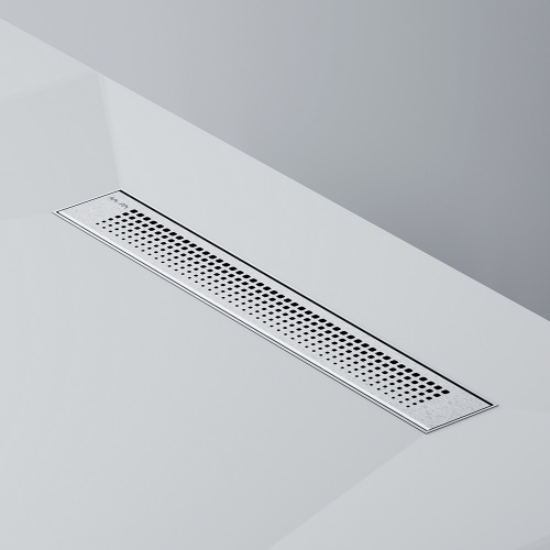 картинка W02SC-P11-050-01SB PrimeFlow Трап для душа линейный универс затвор Cut Gradient 50см цвет сталь мат от магазина Сантехстрой