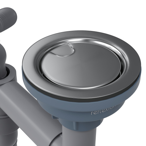 картинка Кухонная мойка Reflexion Iseo RX2250SS полированная сталь от магазина Сантехстрой