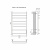 картинка Полотенцесушитель электрический AZARIO MILAN 500/800 8 секций, диммер справа, белый (AZ90858W) от магазина Сантехстрой