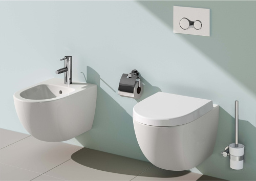 картинка Биде Vitra Sento 4338B003-1046 подвесное Белое от магазина Сантехстрой