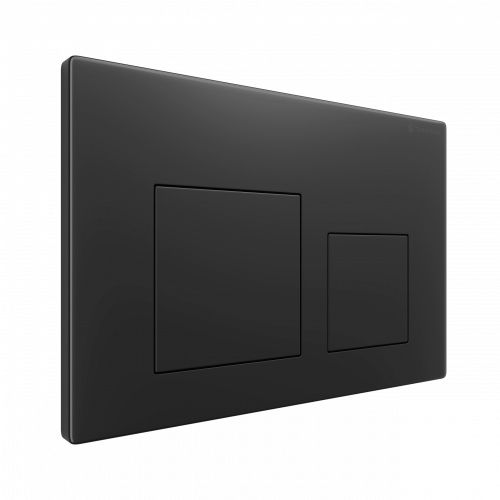 картинка Клавиша смыва для инсталляции Terminus Classic кнопка квадрат цвет  чёрный матовый от магазина Сантехстрой