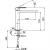 картинка CISAL LineaViva Смеситель однорычажный для раковины на 1 отверстие,высокий h221 мм,без донного клапана, цвет хром от магазина Сантехстрой