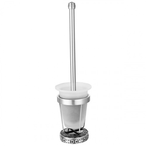 картинка Ершик для унитаза ZorG SL AZR 26 SL Серебро от магазина Сантехстрой