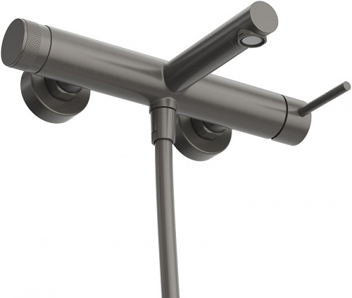 фото смеситель для ванны cezares relax relax-vd-gm оружейная сталь