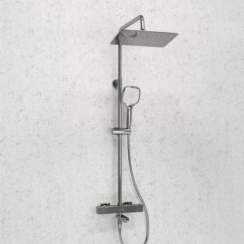 картинка A199.069.065.010.CH Thermo Душевой комплект с термостатическим смесителем от магазина Сантехстрой