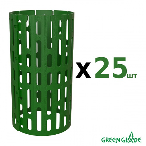 картинка Защита стволов деревьев, кустарников и цветов, зелёный, 35х21 см / 25 шт. от магазина Сантехстрой