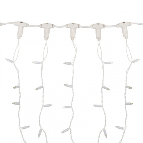 картинка Гирлянда Светодиодный Дождь 2х1,5м,  постоянное свечение,  белый провод,  230 В,  диоды ТЕПЛЫЙ БЕЛЫЙ от магазина Сантехстрой