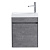 картинка Тумба под раковину подвесная BelBagno PIETRA MINI-460-1A-SO-SCM-R Stucco Cemento от магазина Сантехстрой