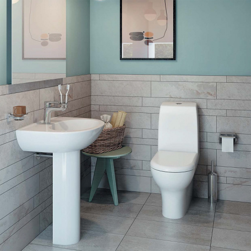 картинка Унитаз компакт Vitra Zentrum 5780B003-0585 без бачка и сиденья от магазина Сантехстрой