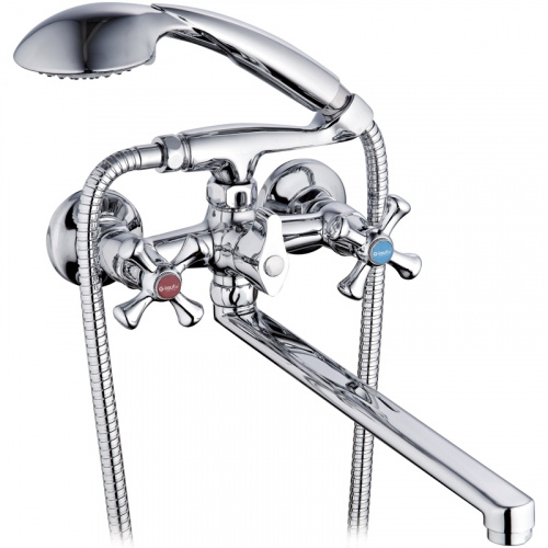 фото смеситель для ванны g-lauf qsl7-a827 универсальный хром