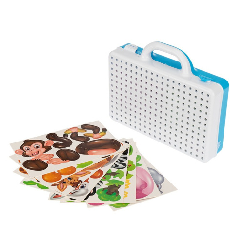 картинка Развивающий детский конструктор с шуруповертом и мозаикой Смородинка 225 деталей Смородинка от магазина Сантехстрой