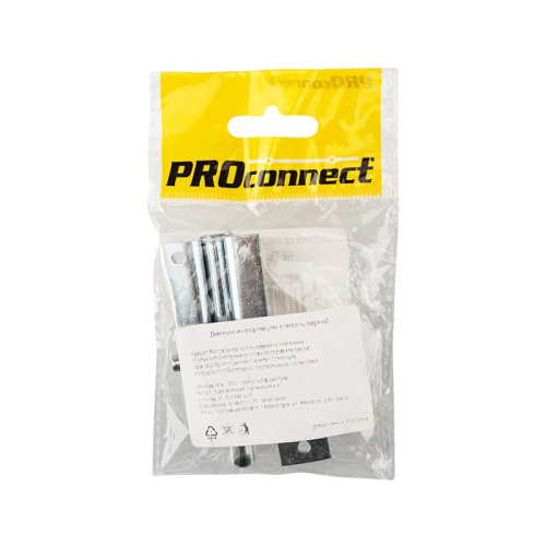 картинка Задвижка накладная ЗТ-60 Цинк ЧЕТЫРЕ СЕЗОНА от магазина Сантехстрой