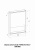 картинка Зеркало-шкаф Reflection Box Black LED 600х800 RF2421BL от магазина Сантехстрой