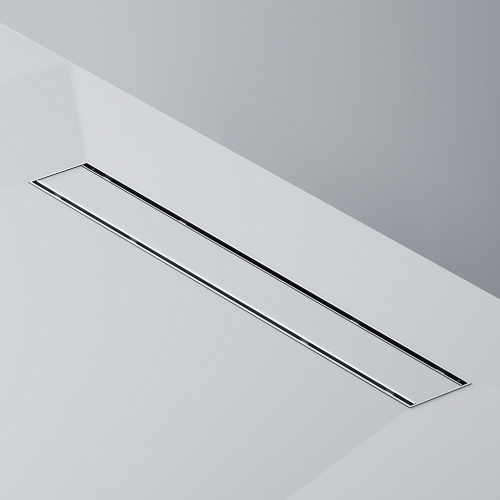 картинка W02SC-U11-060-04SB PrimeFlow Трап для душа линейный универс затвор Tile 60см цвет сталь мат от магазина Сантехстрой