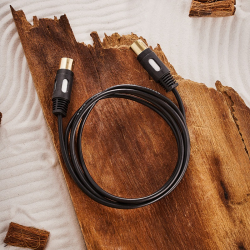 картинка Шнур DIN 5 Pin - DIN 5 Pin,  1,5м (GOLD) REXANT от магазина Сантехстрой