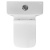 картинка Унитаз-компакт напольный Azario Quadro 605x340x810 безободковый с сидением микролифт и арматурой, белый (AZ-2175) от магазина Сантехстрой