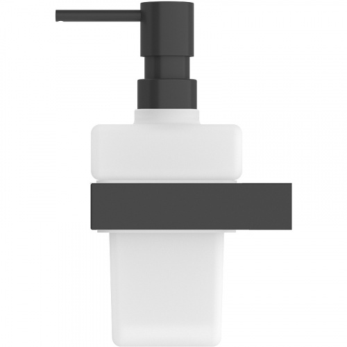 картинка Дозатор для жидкого мыла Cezares Slider SLIDER-SOIS-V-NOP Черный матовый от магазина Сантехстрой