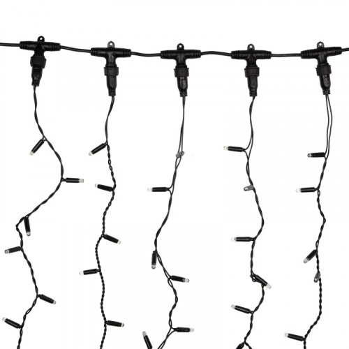 картинка Гирлянда Светодиодный дождь 2х3 м,  постоянное свечение,  черный провод,  230 В,  диоды синие,  760 LED от магазина Сантехстрой