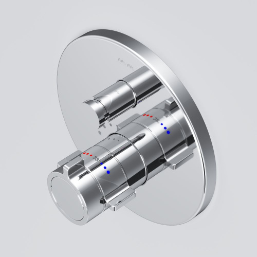 фото f85a45600 x-joy смеситель встроенный с тмс на 2 потребителя, хром