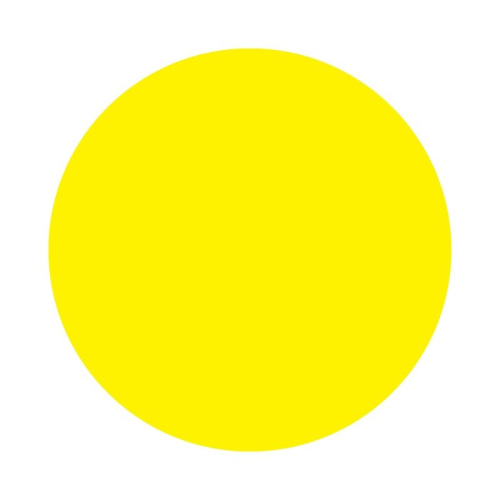 картинка Наклейка информационный знак «Желтый круг» d - 150 мм REXANT от магазина Сантехстрой