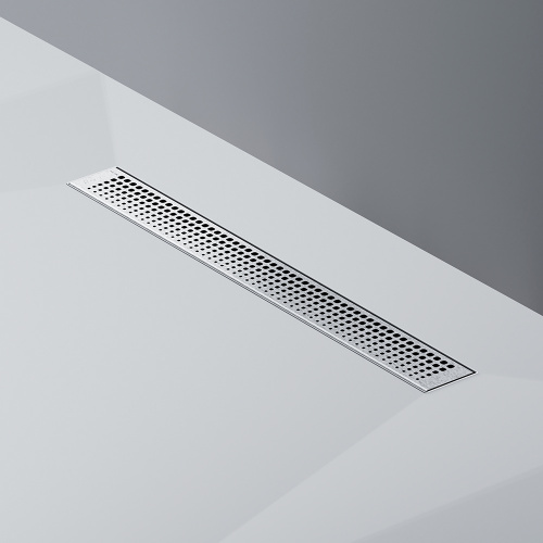 картинка W01SC-P11-060-01SB MasterFlow Трап для душа линейный универс затвор Cut Gradient 60см цвет сталь мат от магазина Сантехстрой