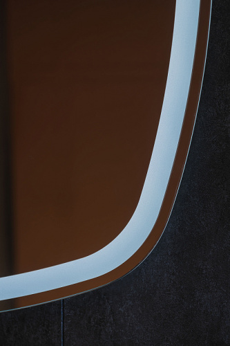 картинка Зеркало AZARIO Barca -TX 700х700/808х808 с 3-х режимной подсветкой, бесконтактный сенсор (LED-00002973) от магазина Сантехстрой