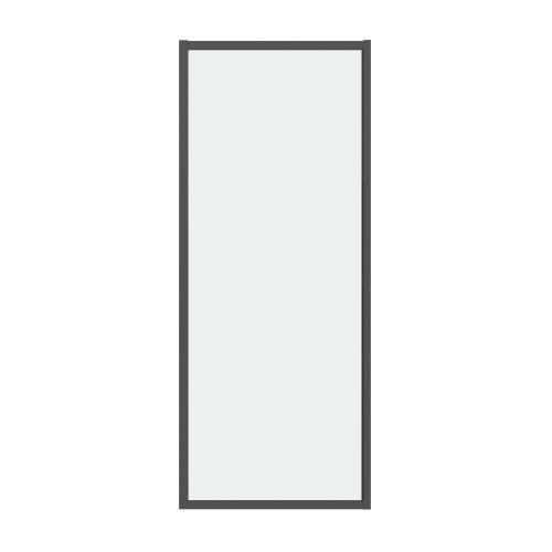 картинка Боковая стенка Grossman Style 200.K33.05.80.21.00 (80х195) черный матовый,стекло прозрачное, 1 место от магазина Сантехстрой