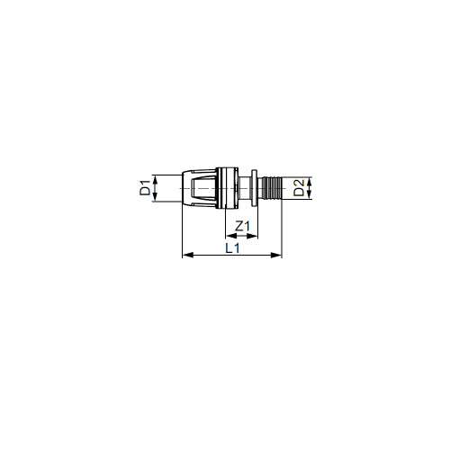 картинка Адаптер на систему TECEflex, латунь 16 × 16, 8730300 от магазина Сантехстрой