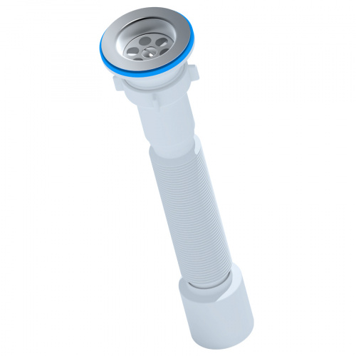 картинка Сифон гофрированный Ани Пласт 1 1/2"*50 (350-760мм) (G105) от магазина Сантехстрой