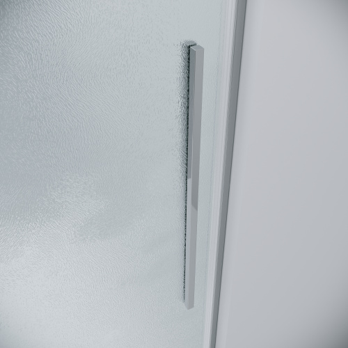 картинка Дверь в нишу Grossman Galaxy 100.K33.01.140.10.02 (140х195) хром,стекло шиншилла,раздвижная, 1 место от магазина Сантехстрой