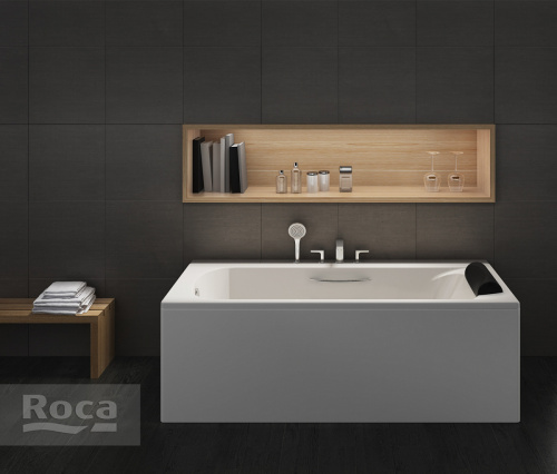 картинка Ванна акриловая Roca BECOOL 180х90 прямоугольная, белая (Z.RU93.0.768.5) от магазина Сантехстрой