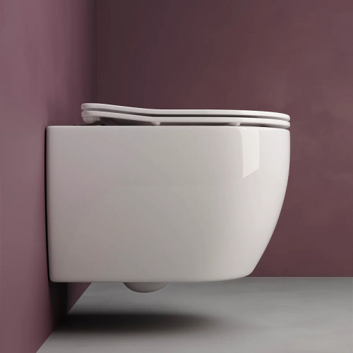 картинка Комплект унитаза с инсталляцией Ceramica Nova Play CN3001_1002M_1000 с сиденьем Микролифт и клавишей смыва Хром матовый от магазина Сантехстрой