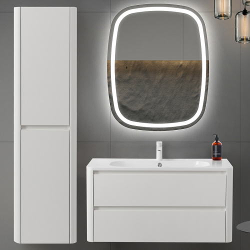картинка Шкаф пенал Cezares Relax 40 RELAX-1500-2A-SO-BL подвесной Bianco Lucido от магазина Сантехстрой