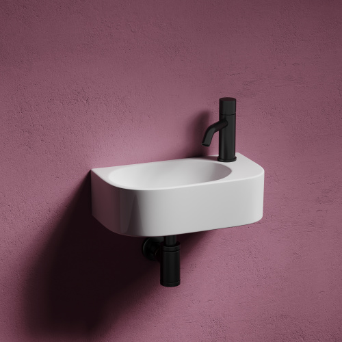 картинка CN6066L Умывальник подвесной прямоугольный (чаша слева, отверстие под смеситель справа) Element 400* от магазина Сантехстрой