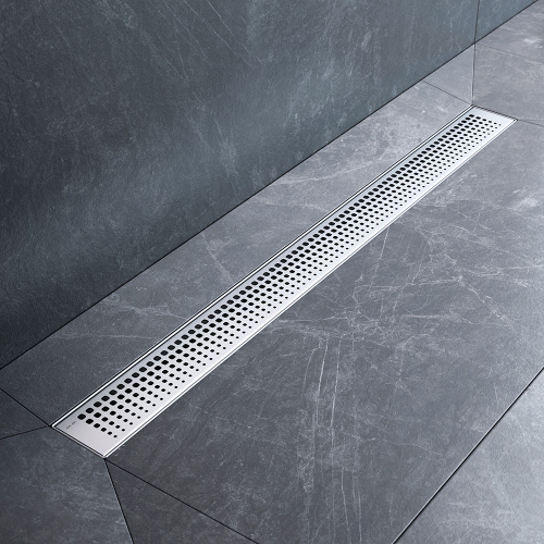 картинка W01SC-P11-080-01SB MasterFlow Трап для душа линейный универс затвор Cut Gradient 80см цвет сталь мат от магазина Сантехстрой