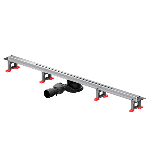 картинка W01SC-S11-100-05SB MasterFlow Трап для душа линейный универс затвор Slim line 100см цвет сталь мат от магазина Сантехстрой