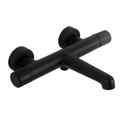 фото смеситель для ванны belbagno uno uno-vasm-nero черный матовый