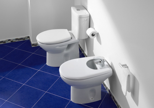 картинка Низ к унитазу Roca Victoria, косой выпуск, белый (7.3423.9.U00.0) от магазина Сантехстрой